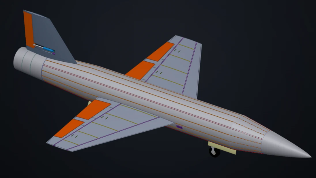 An aircraft assembly open in Orville